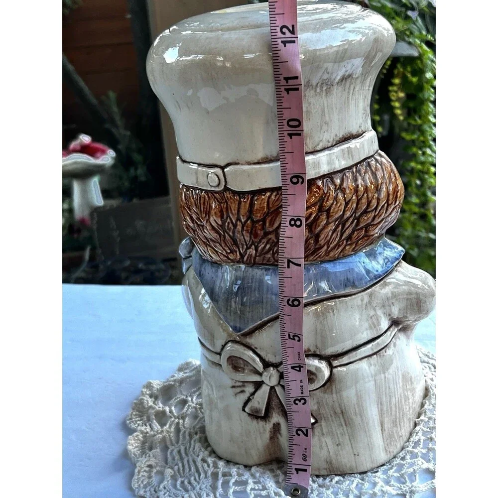 Stunning 🤩1980’s VINTAGE Treasure Craft (Chef Cookie Jar) MADE IN USA